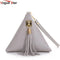 Mini Tassel Clutch - Leather Bag - Designer Purse Women Handbag-Beige-Mini(Max Length<20cm)-JadeMoghul Inc.