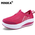 Minika Height Increasing Summer Air Mesh Shoes Women's Casual Shoes Fashion Walking Shoes Women Swing Wedges Shoes Breathable-red-4-JadeMoghul Inc.