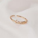 Minimalist thin Open Gold 12 Star Signs Finger Rings Birthday Friendship Jewelry Gift  Personality Custom Zodiac Rings For Women AExp