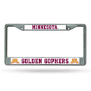 Chrome License Plate Frames Minnesota Golden Gophers Chrome Frame