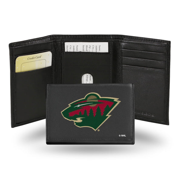 Cool Wallets Minnesota Wild Embroidered Trifold