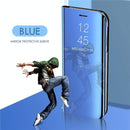 Mirror Flip Case For Samsung Galaxy A10 A30 A40 A50 A70 A80 M20 M30 J4 Plus J6 2018 S7 edge S8 S9 Plus S10 Note 10 Pro 8 9 Cover AExp