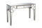 Mirrored Console Table With One Drawer, Clear-Console Tables-Clear-Wood and Mirror-JadeMoghul Inc.