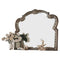 Mirrors Antique Mirror - 2" X 48" X 41" Antique Champagne Wood Poly Resin Mirror HomeRoots