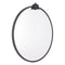 Mirrors Black Mirror - 31.5" X 1.6" X 33.3" Black Round Mirror HomeRoots