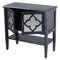 Mirrors Black Mirror - 32" X 14" X 30" Black MDF, Wood, Mirrored Glass Console Cabinet with Doors and a Shelf HomeRoots