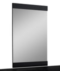 Mirrors Black Mirror - 45" Superb Black High Gloss Mirror HomeRoots