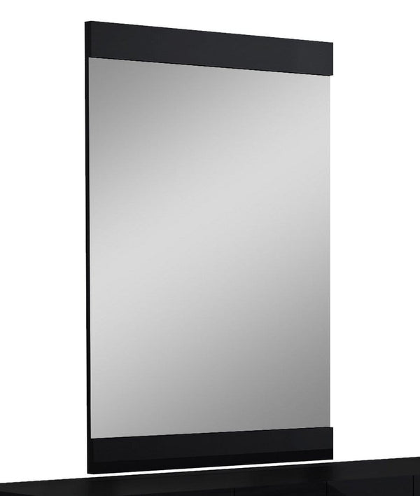 Mirrors Black Mirror - 45" Superb Black High Gloss Mirror HomeRoots