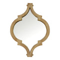 Mirrors Decorative Mirrors - 14" X 1.25" X 19" Natural Wood White Fir Wood Mirror Mdf Wall Mirror HomeRoots