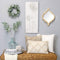 Mirrors Decorative Mirrors - 14" X 1.25" X 19" Natural Wood White Fir Wood Mirror Mdf Wall Mirror HomeRoots