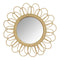 Mirrors Decorative Mirrors - 18.25" X 1" X 18.25" Natural Rattan Mdf Mirror Wall Mirror HomeRoots