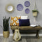 Mirrors Decorative Mirrors - 18.25" X 1" X 18.25" Natural Rattan Mdf Mirror Wall Mirror HomeRoots