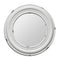 Mirrors Decorative Mirrors - 24.75" X 2.5" X 24.75" White Metal Mirror Mdf Mirror HomeRoots