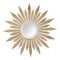 Mirrors Decorative Mirrors - 30" X 0.79" X 30" Natural Wood White Fir Wood Mirror Mdf Wall Mirror HomeRoots