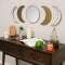 Mirrors Decorative Mirrors - 5.5" X 0.5" X 10" Antique Gold Metal Glass Wall Mirror HomeRoots