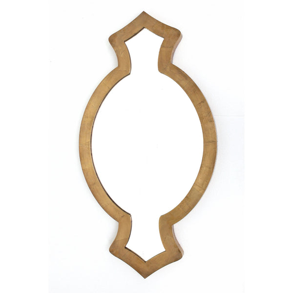 Mirrors Full Length Mirror - 26" x 49.5" x 1.75" Gold, Mirrored, Wooden Frame - Wall Decor HomeRoots
