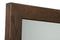 Mirrors Full Length Mirror - 35" Dark Aged Oak Wood and Glass Mirror HomeRoots