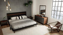 Mirrors Full Length Mirror - 35" Walnut MDF, Veneer, and Glass Mirror HomeRoots