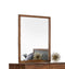Mirrors Full Length Mirror - 40" Walnut MDF, Veneer, and Glass Mirror HomeRoots
