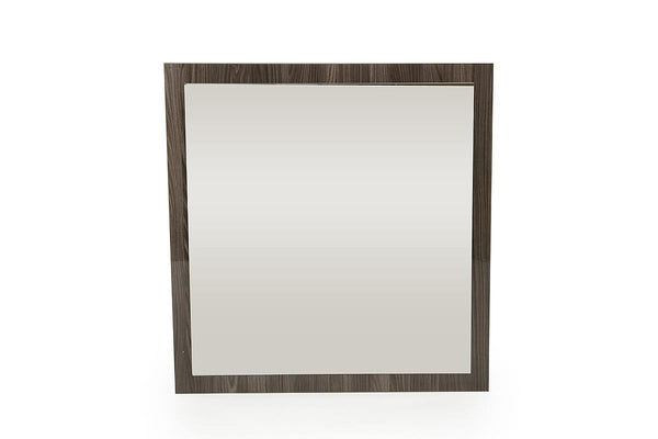 Mirrors Full Length Mirror - 41" Grey MDF, Glass, and Veneer Mirror HomeRoots