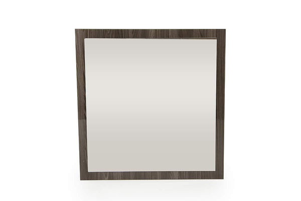 Mirrors Full Length Mirror - 41" Grey MDF, Veneer, and Glass Mirror HomeRoots