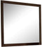 Mirrors Full Length Mirror - 45" X 35" Espresso Casual Mirror HomeRoots