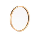 Mirrors Gold Mirror - 12" X 1" X 12" Small Simple Gold Mirror HomeRoots