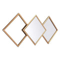 Mirrors Gold Mirror - 35.4" X 1.8" X 15.7" Modern Gold Mirror HomeRoots