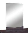 Mirrors Large Mirror - 43" Exquisite Wenge High Gloss Mirror HomeRoots