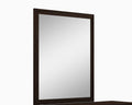 Mirrors Large Mirror - 43" Refined Wenge High Gloss Mirror HomeRoots