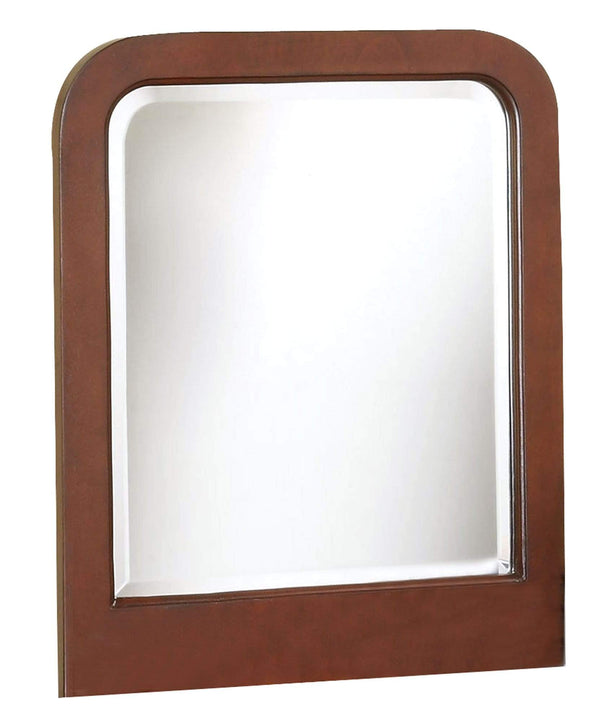 Mirrors Mirrors For Sale - 1" X 25" X 24" Brown Wood Vanity Mirror HomeRoots