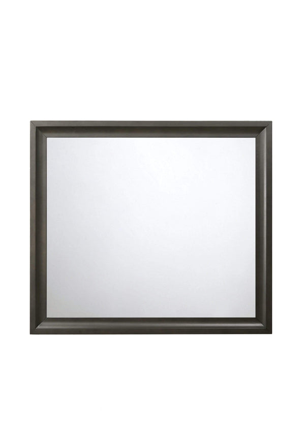 Mirrors Mirrors For Sale - 39" X 35" Antique Gray Rubber Wood Mirror HomeRoots