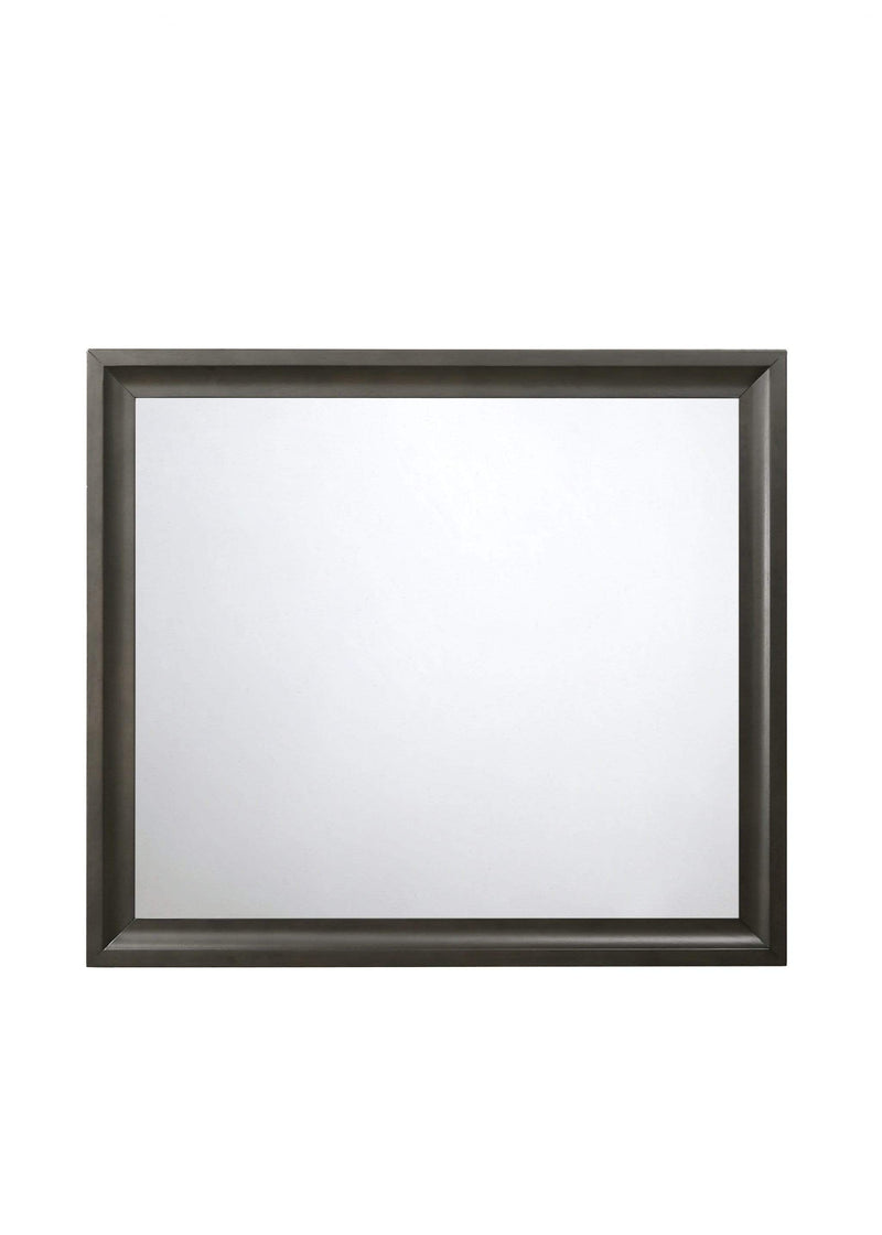 Mirrors Mirrors For Sale - 39" X 35" Antique Gray Rubber Wood Mirror HomeRoots