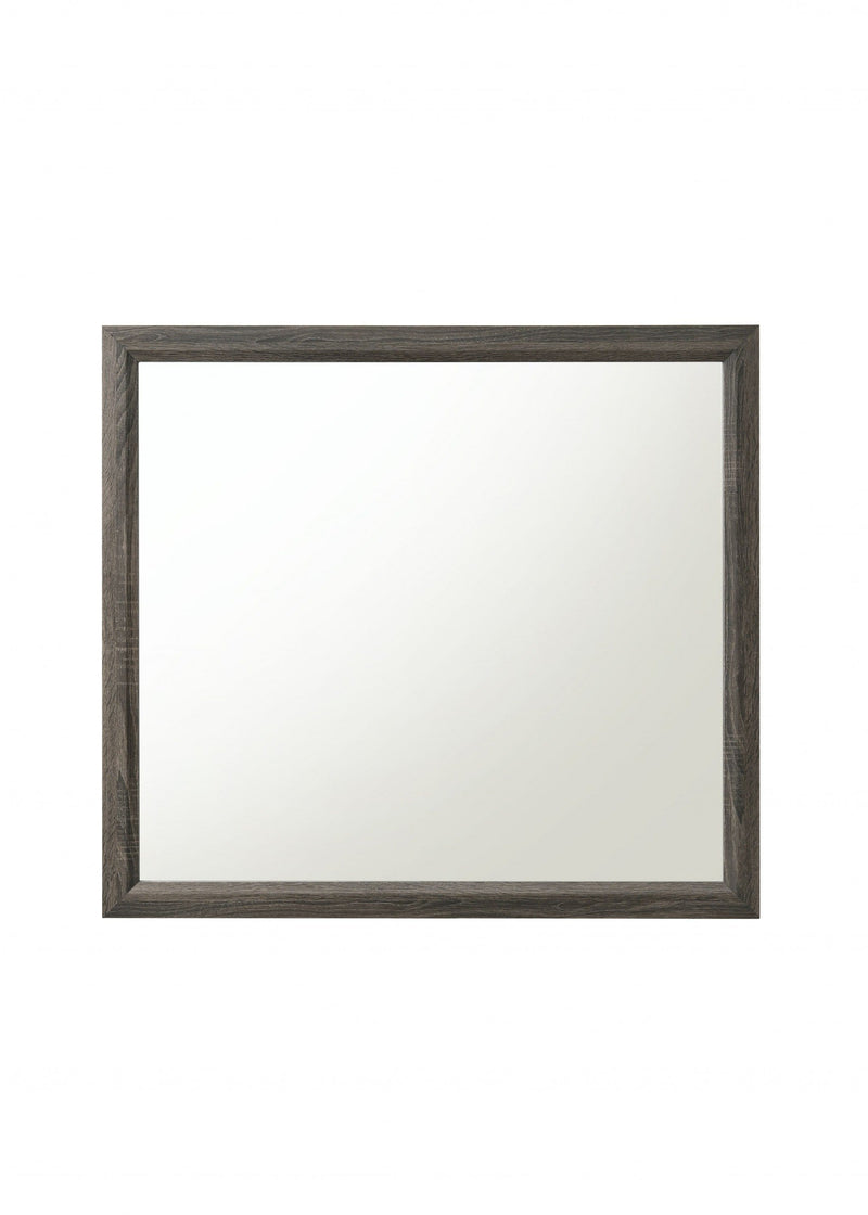Mirrors Mirrors For Sale - 39" X 35" Weathered Gray Paper Veneer Mirror HomeRoots