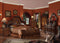Mirrors Mirrors For Sale - 4" X 46" X 46" Cherry Oak Wood Poly Resin Mirror HomeRoots