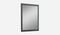 Mirrors Smart Mirror - 36" X 1" X 44" Gloss Gray Glass Mirror HomeRoots
