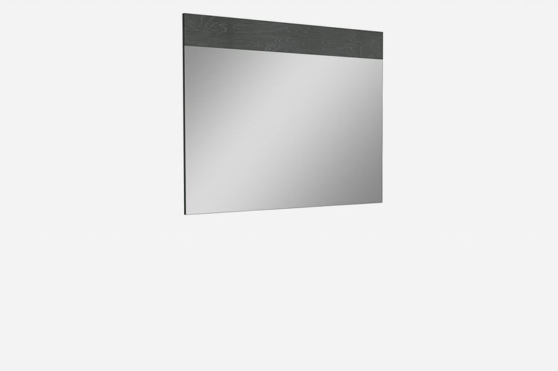 Mirrors Smart Mirror - 63" X 1" X 48" Gloss Grey Glass Mirror HomeRoots