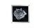 Mirrors Square Shape Mirror framed Rose Wall Decor With Crystal Inlays, Black & Silver Benzara