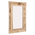 Mirrors Vanity Mirror - 21.9" X 1" X 34.1" Mini Circles Gold Mirror HomeRoots