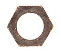 Mirrors Vanity Mirror - 23.5" x 27" x 3.5" Bronze, Vintage Round, Hexagon Frame - Cosmetic Mirror HomeRoots