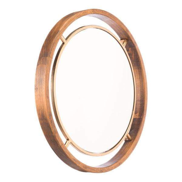 Mirrors Vanity Mirror - 23.6" X 2" X 23.6" Stunning Luxe Gold Round Mirror HomeRoots