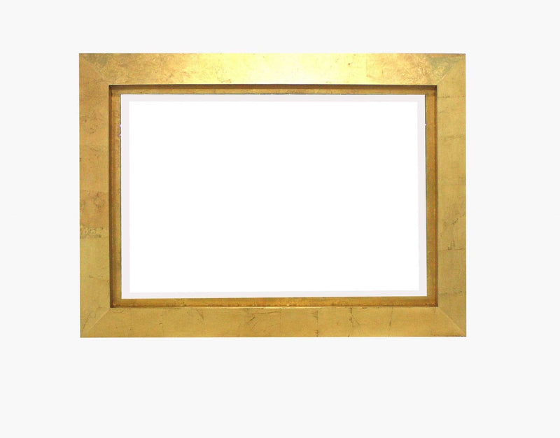 Mirrors Vanity Mirror - 34" x 46" x 2.25" Gold, Rectangular - Cosmetic Mirror HomeRoots