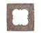Mirrors Vanity Mirror - 36" x 36" x 1.75" Bronze, Vintage, Cosmetic With Quadrate Frame - Wall Mirror HomeRoots