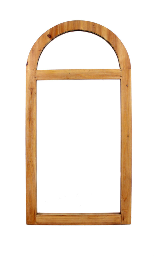 Mirrors Vanity Mirror - 4.75" x 23.75" x 1.25" Brown, Rustic With Minimalist Window Frame, Dressing - Mirror HomeRoots