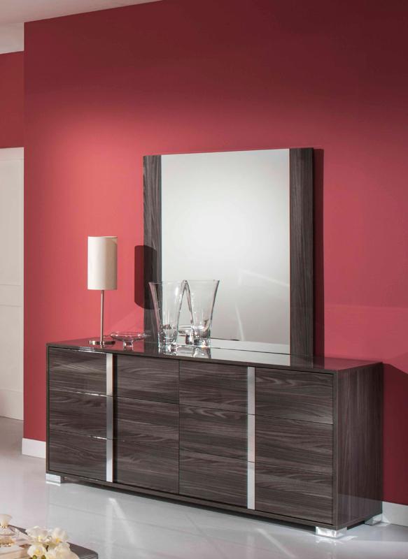 Mirrors Vanity Mirror - Modern Grey Mirror HomeRoots