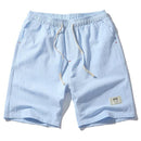 MISNIKI 2017 Hot Fashion Men Short Pants Summer Linen Men Shorts (Asian Size)-light blue-XL-JadeMoghul Inc.