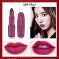 Miss Rose matte lipstick sexy red dark vampire Jujube red lipstick waterpoof long lasting 7 colors 3.8 brown lipstick MS058 AExp