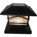 Mission-Style Solar Post Cap & Deck Railing Lights-Solar, Motion Detection & Specialty Lights-JadeMoghul Inc.