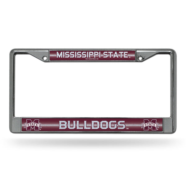 Audi License Plate Frame Mississippi State Bling Chrome Frame