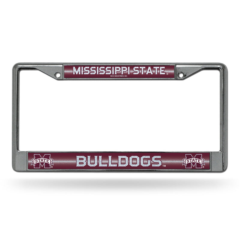 Audi License Plate Frame Mississippi State Bling Chrome Frame